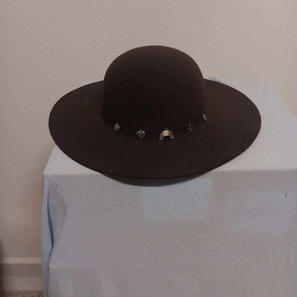Target Black Hat with Silver Details